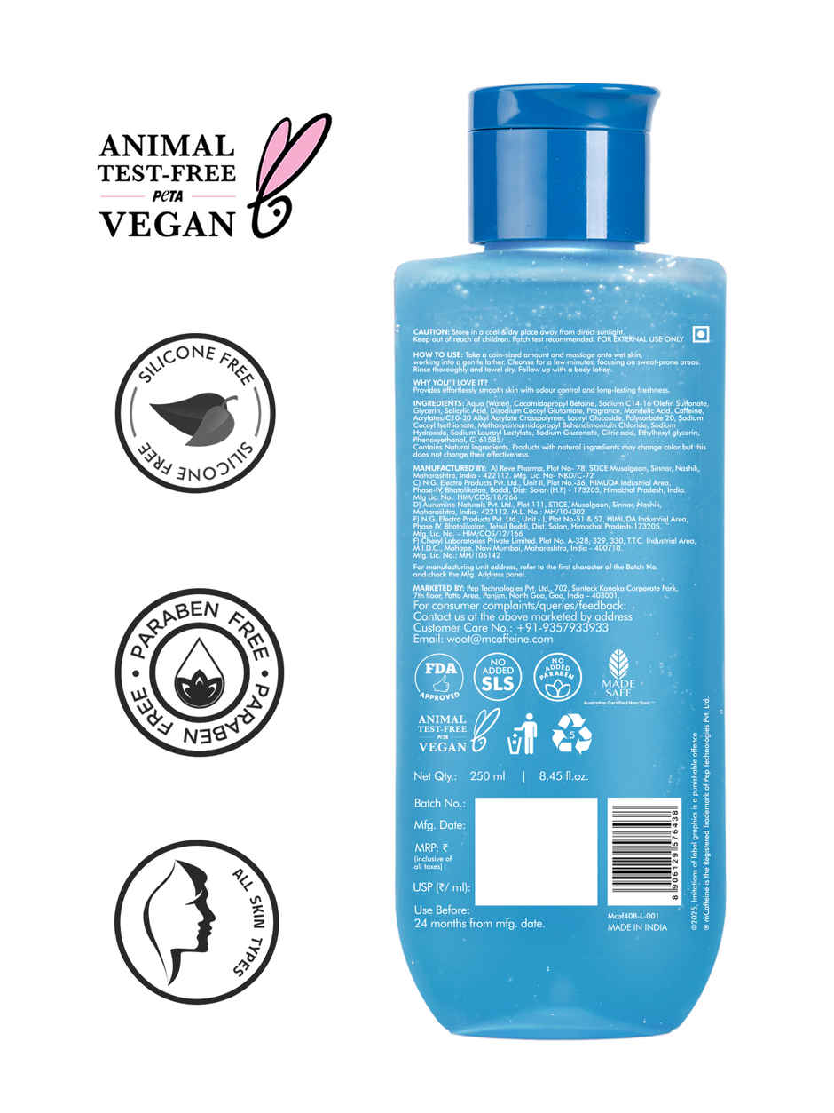 mCaffeine Take A Dip 3 in 1 Perfume Body Wash