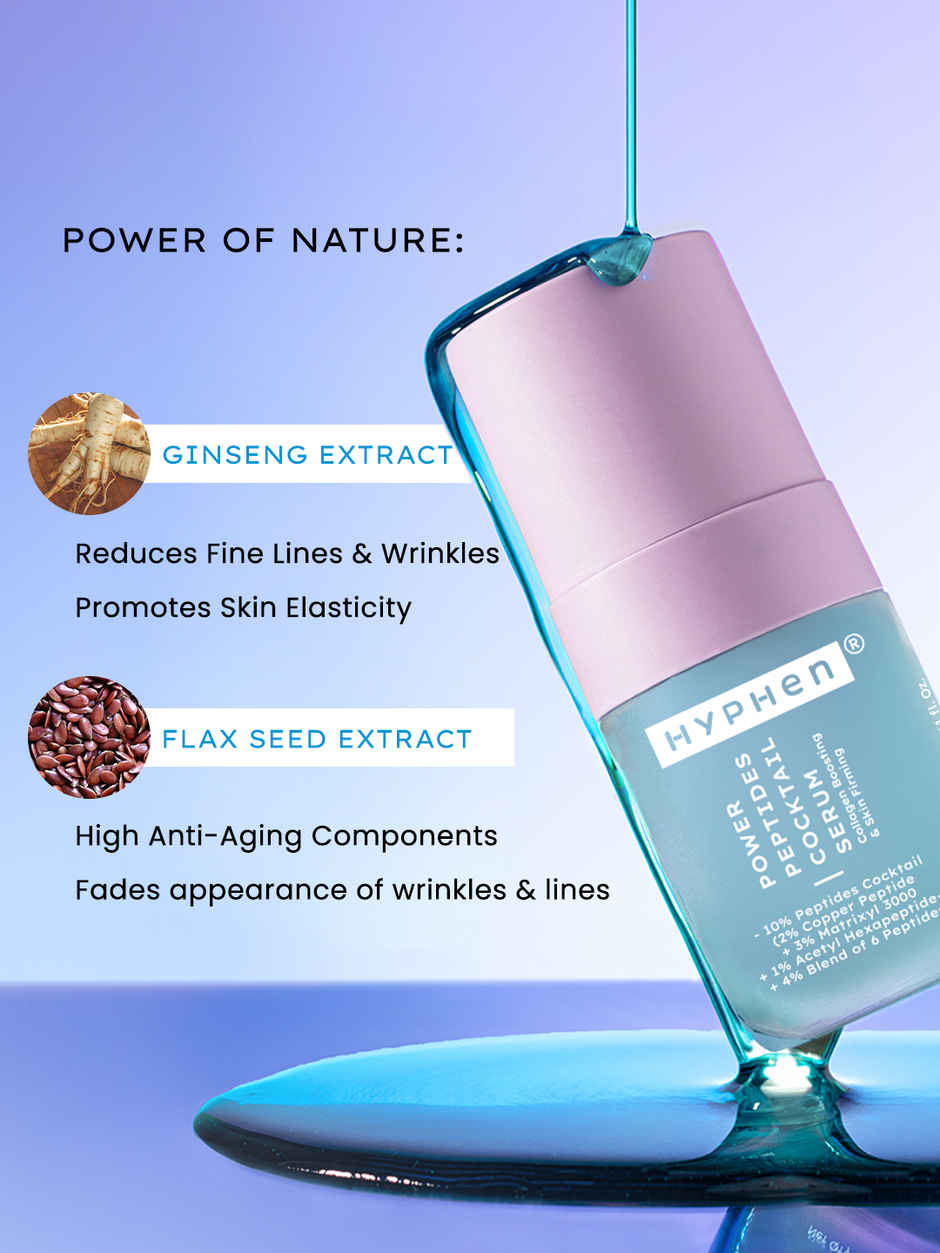 Hyphen 10% Peptide with 2% Copper Peptide Face Serum | Advanced Youth Serum
