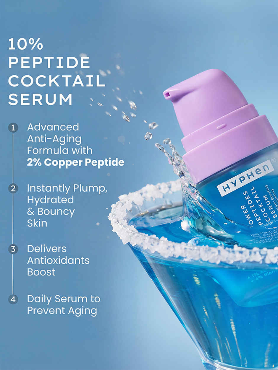 Hyphen 10% Peptide with 2% Copper Peptide Face Serum | Advanced Youth Serum