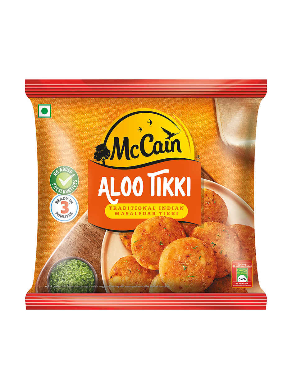 McCain Aloo Tikki | Frozen Ready To Cook Potato Snack