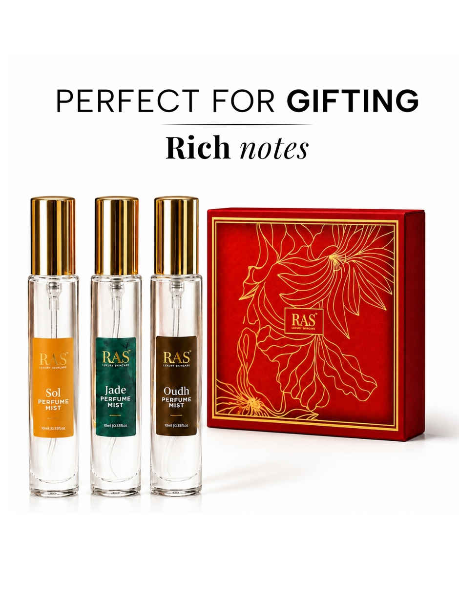 RAS Luxury Skincare Perfume Ritual Gift Set for Rakhi