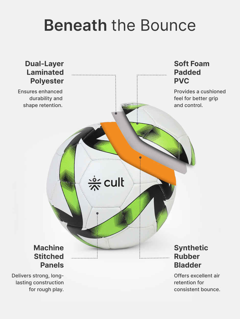 Cultfit Football MS Xtreme | Green - 32 P