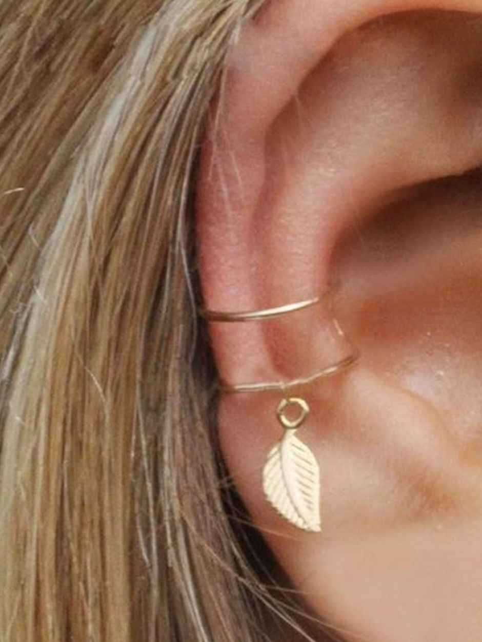 YouBella Jewellery U Shape Non Piercing Earrings Combo For Women And Girls (YBEAR - 32870)