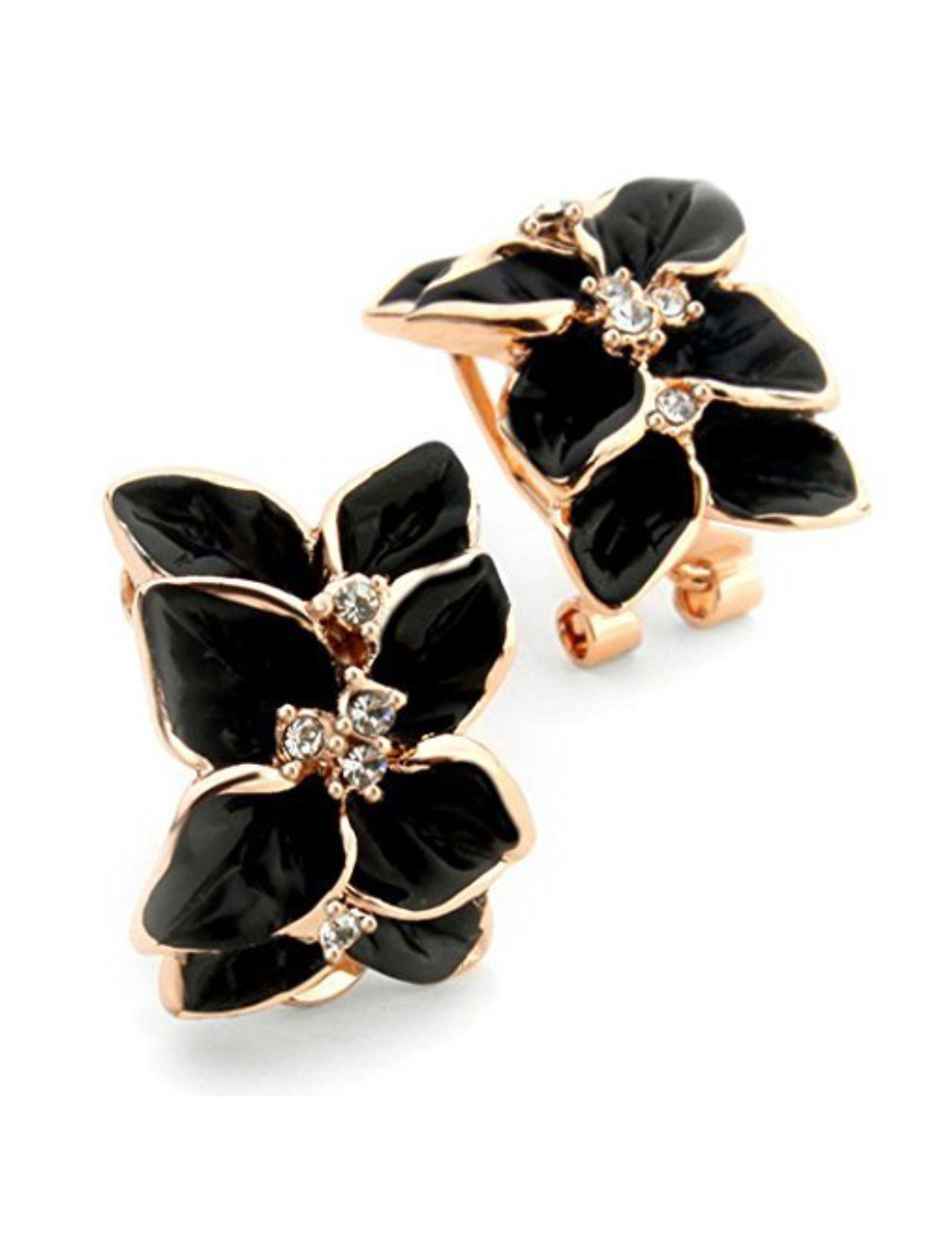 Youbella Earrings For Women Traditional Earrings Tops For Girls (Black)(Ybear - 31960)