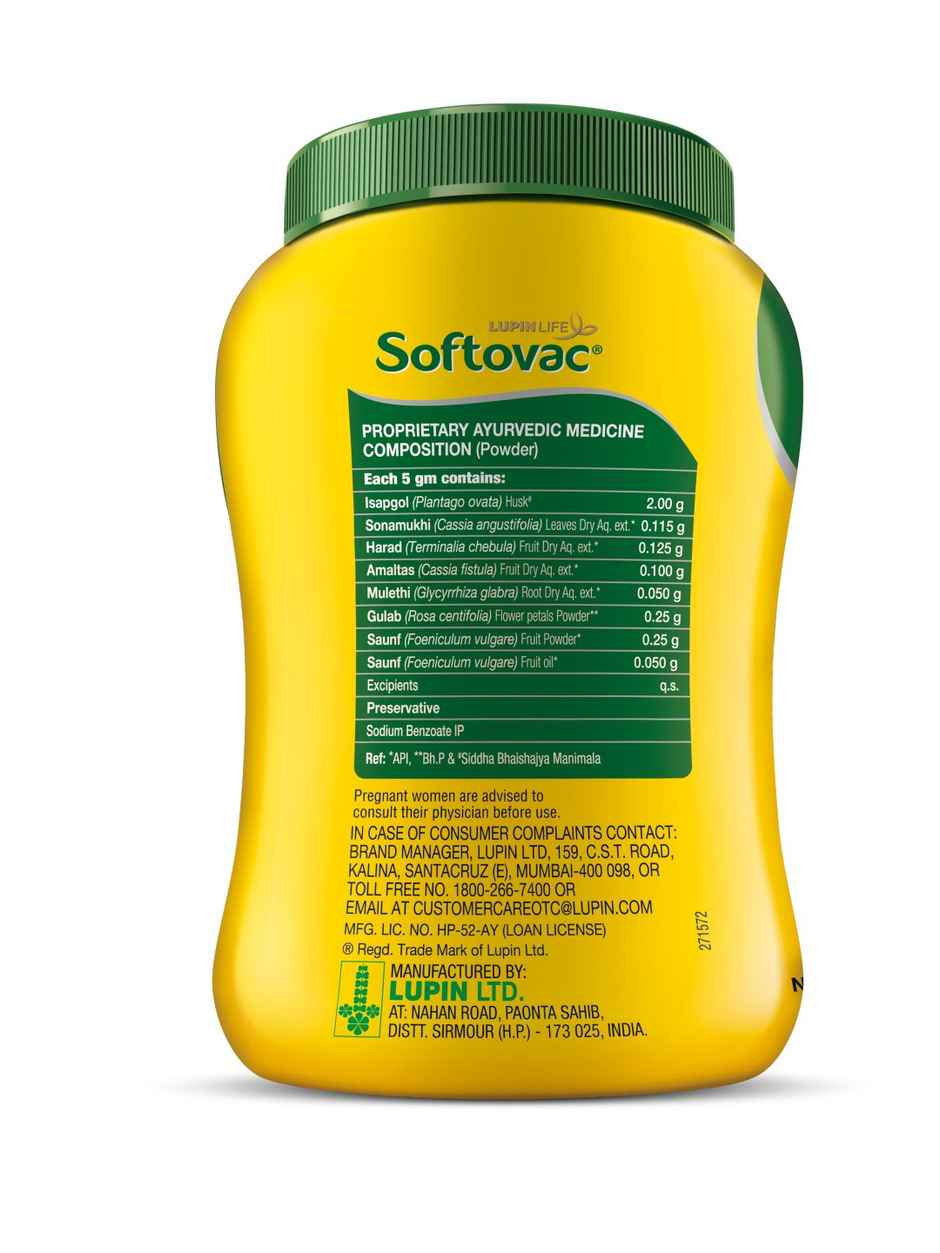 Softovac Isabgol Powder | Bowel Regulator