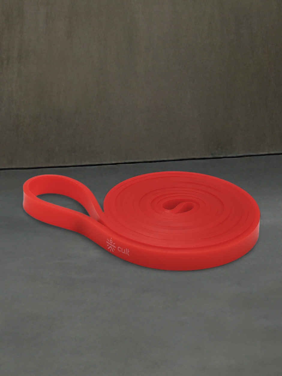 Cultfit Unisex Resistance Band for Stretching & Pull Ups | Red - 7-15 kg Resistance