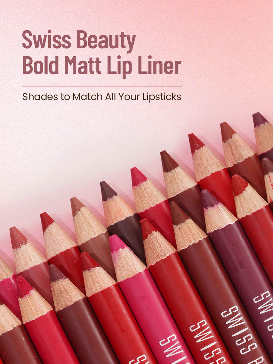 Swiss Beauty Bold Matt Lip Liner - 02 Maroon