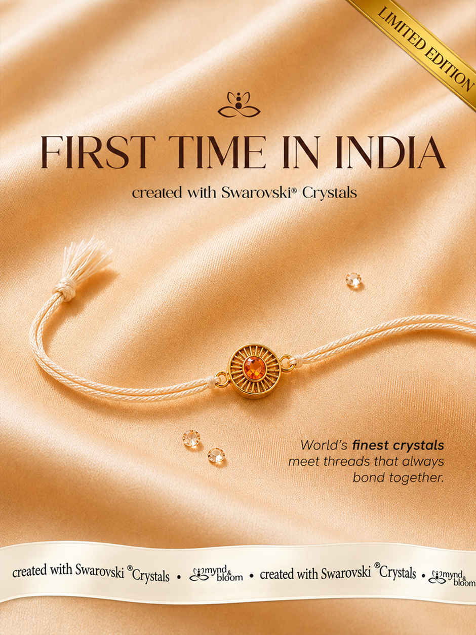 Swarovski - The Limited Edition Rakhi | Carat Gold Plating