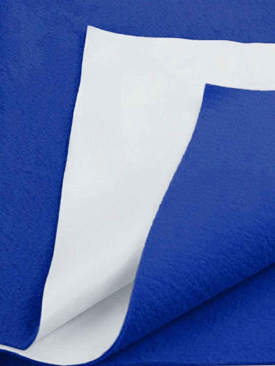 Bianca Soft Bamboo Baby Dry Sheet - Waterproof | Anti-Bacterial (Small, Solid Royal Blue)