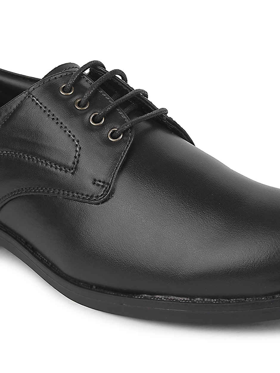 Liberty Apparel Men's Fortune Majestic-1 Formal Derby Shoes | Black - UK 8