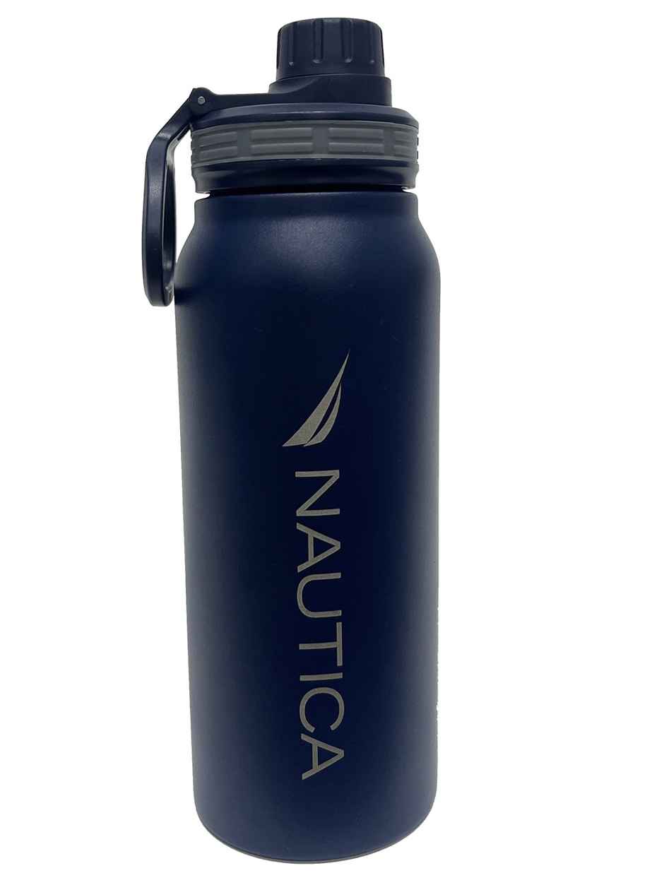 Nautica Triple Layer Insulated Thermos Bottle | Sports Use | Navy | 3 pc
