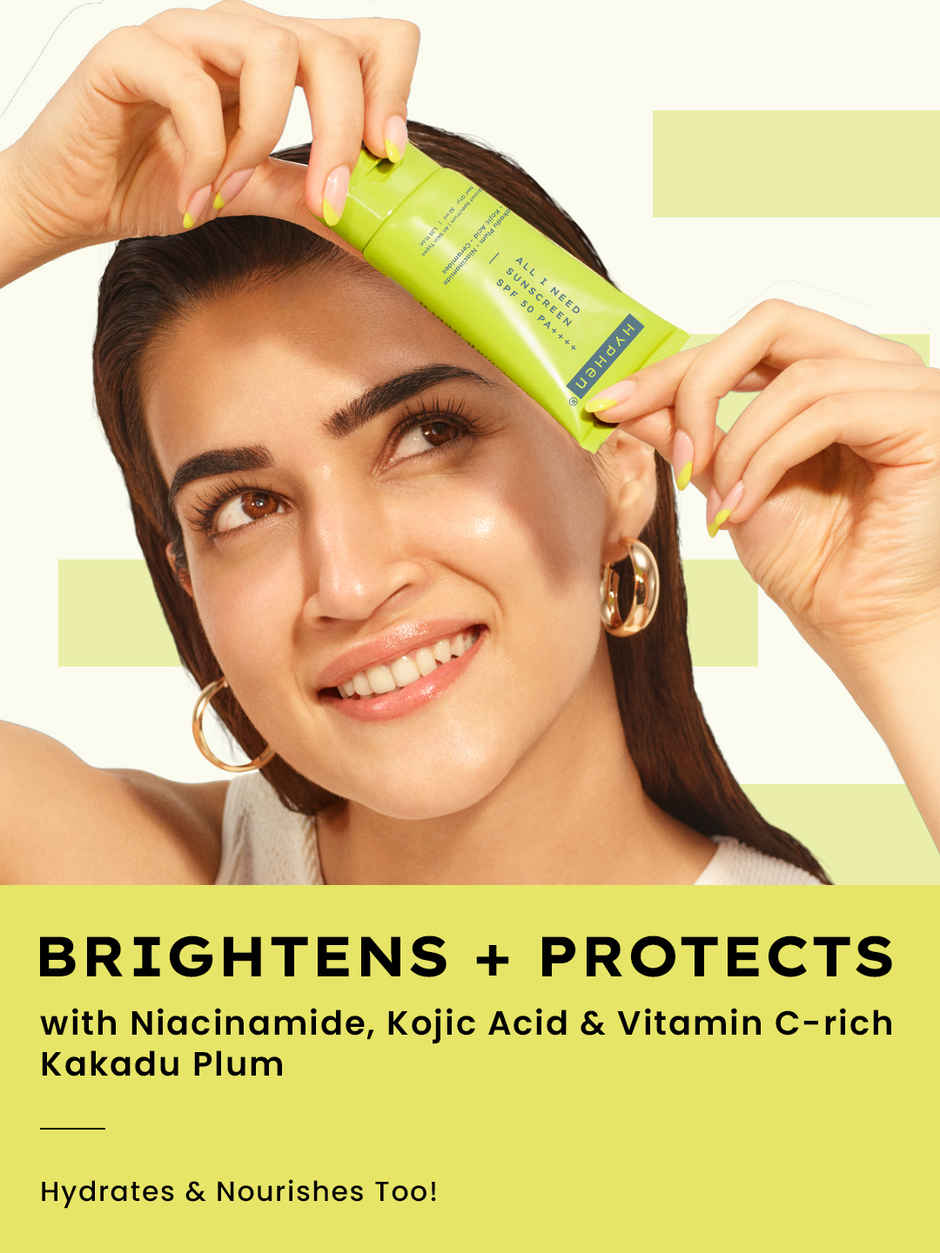 Hyphen All I Need SPF50 PA++++ Sunscreen with Niacinamide