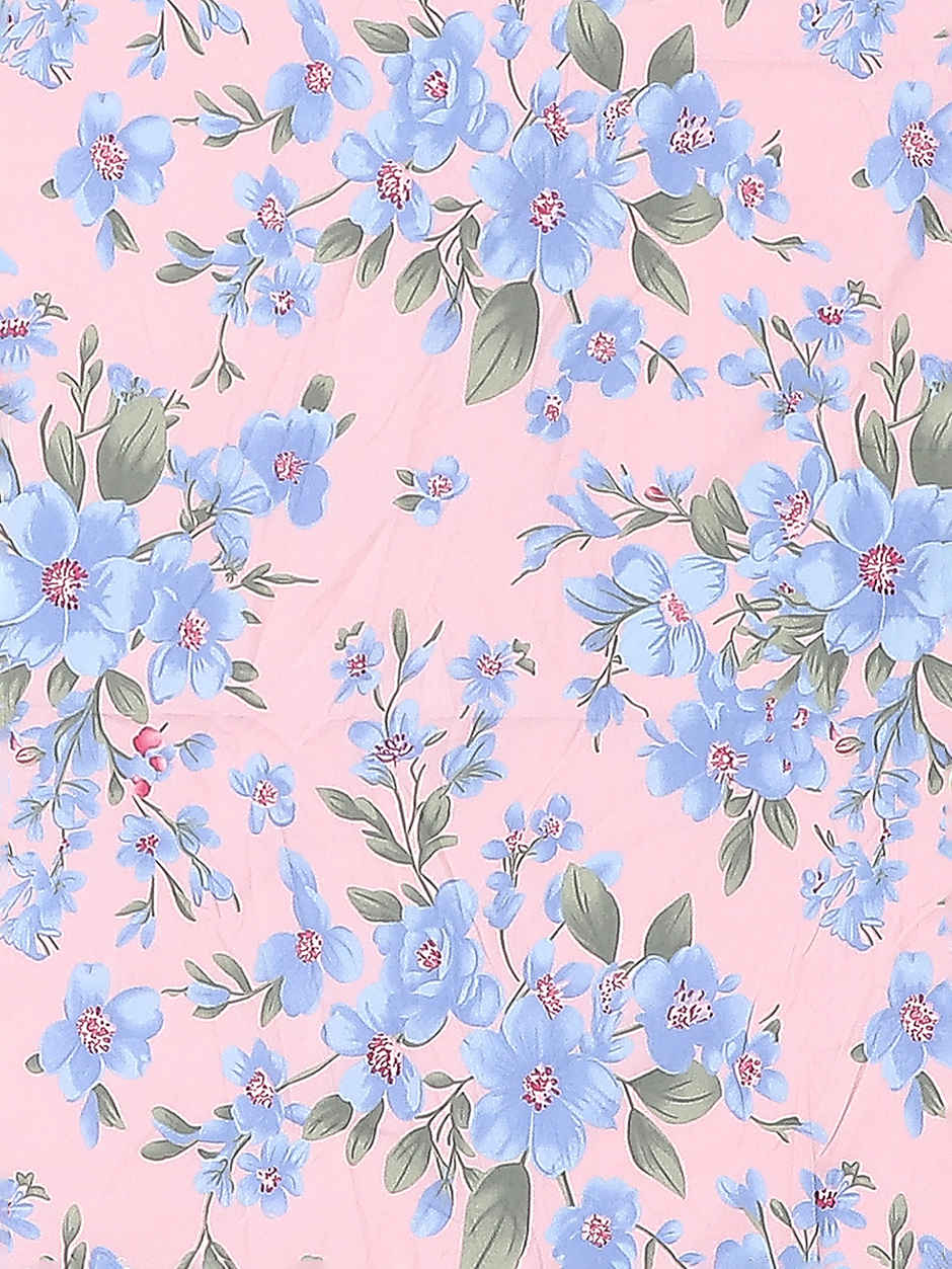 Status Imperial Corner Fitted Bedsheet | Velvet Blush Botanicals | 198 x 182 cm