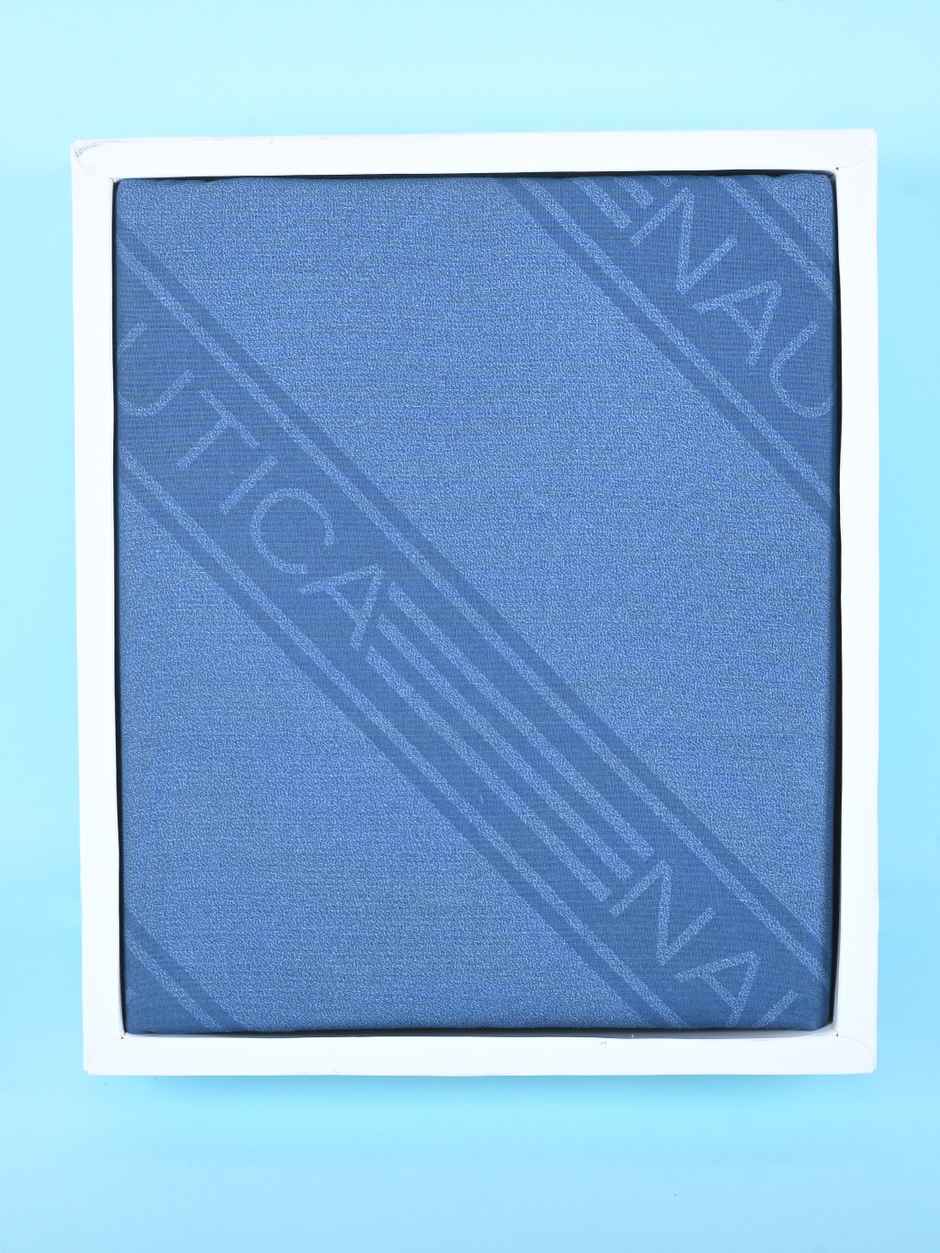 Nautica Super Soft 100% Cotton King Bedsheet And 2 Pillow Covers -3pc Set | Bristol Stripe-Navy