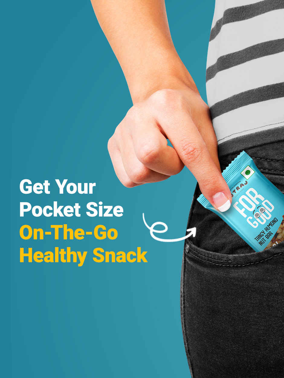 Nutraj For Good Tangy Almond Nut Bar