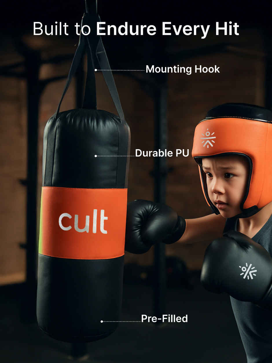 Cultfit Kids Boxing Kit | Orange
