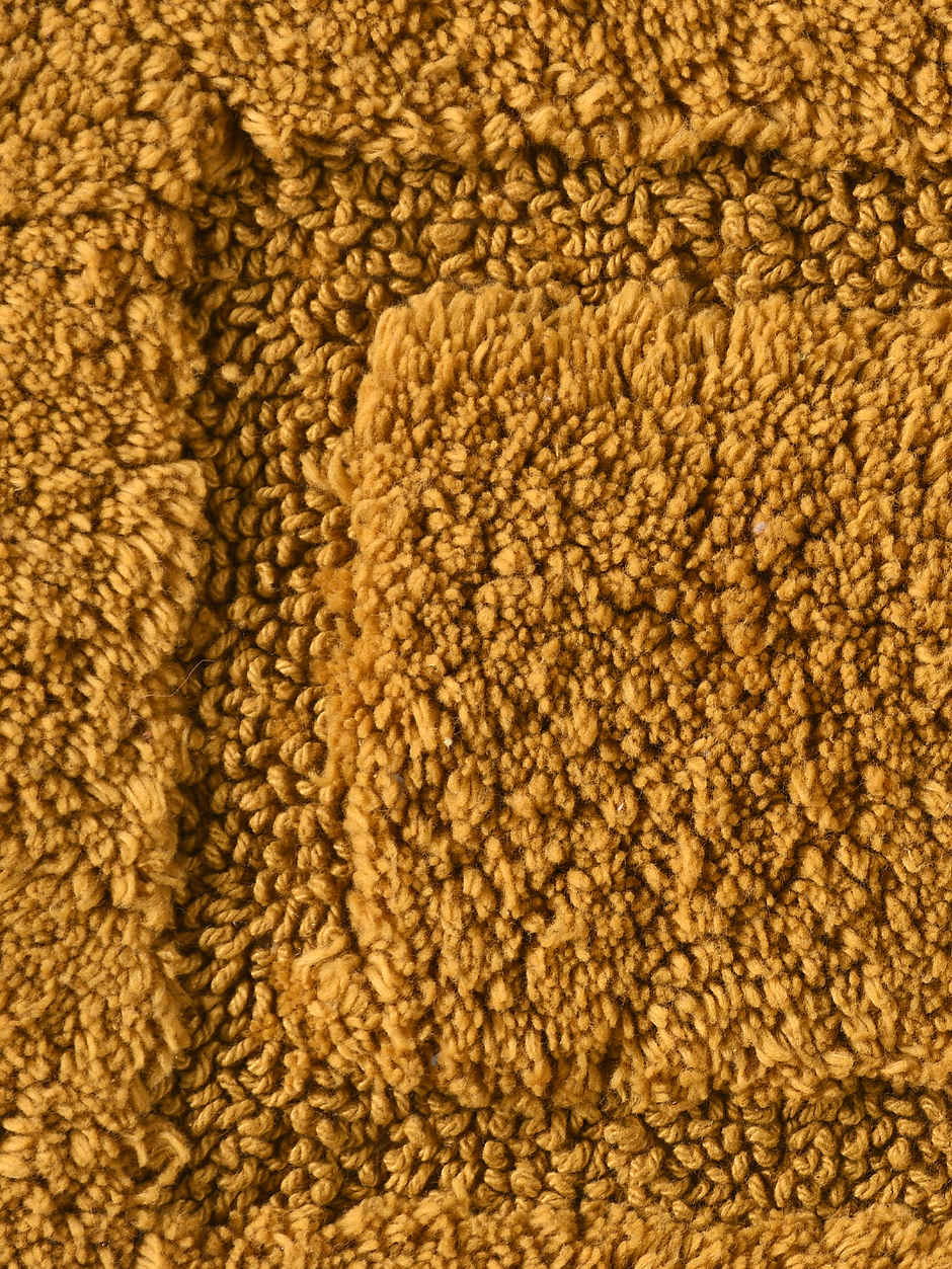 Saral Home Cotton Anti-Slip Bathmat & Contour Set | Ochard - 45 x 60 cm & 45 x 50 cm