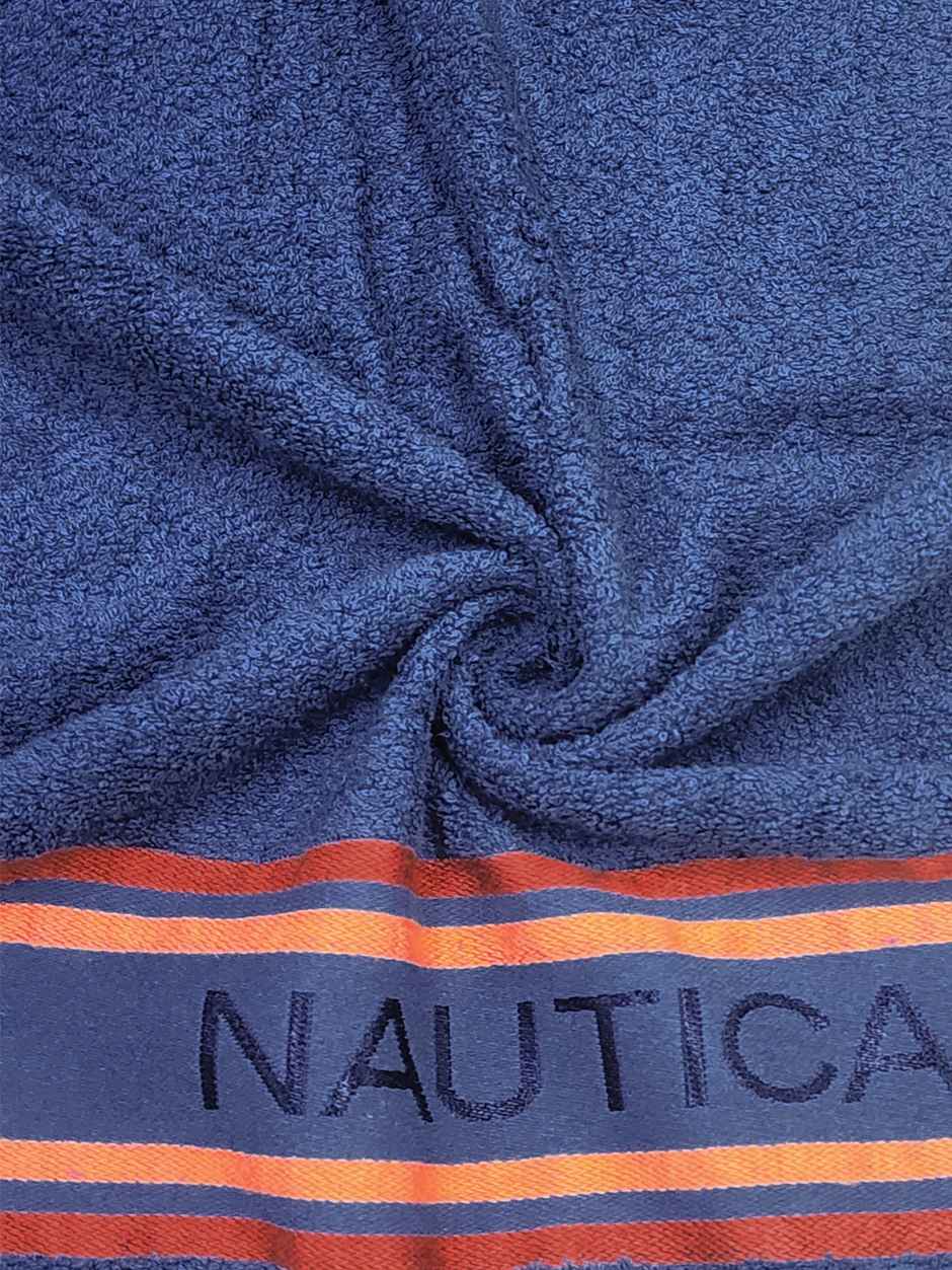 Nautica Super Soft 100% Cotton Towel - 1pc Bath Towel | Ridgeport Solid-Navy
