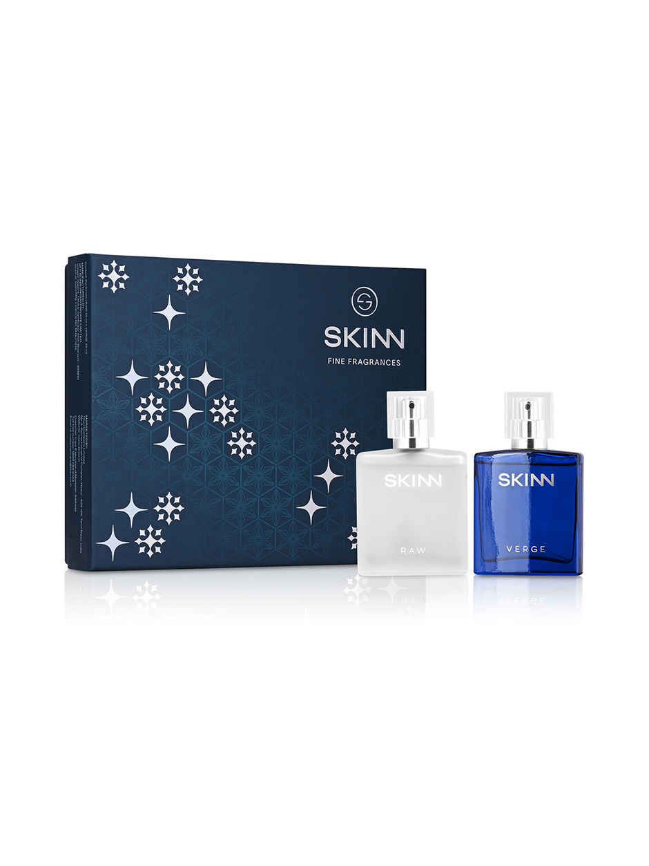 Skinn By Titan Raw And Verge Nos Perfumes For Men Edp | Fresh Long-Lasting Dual Fragrance
