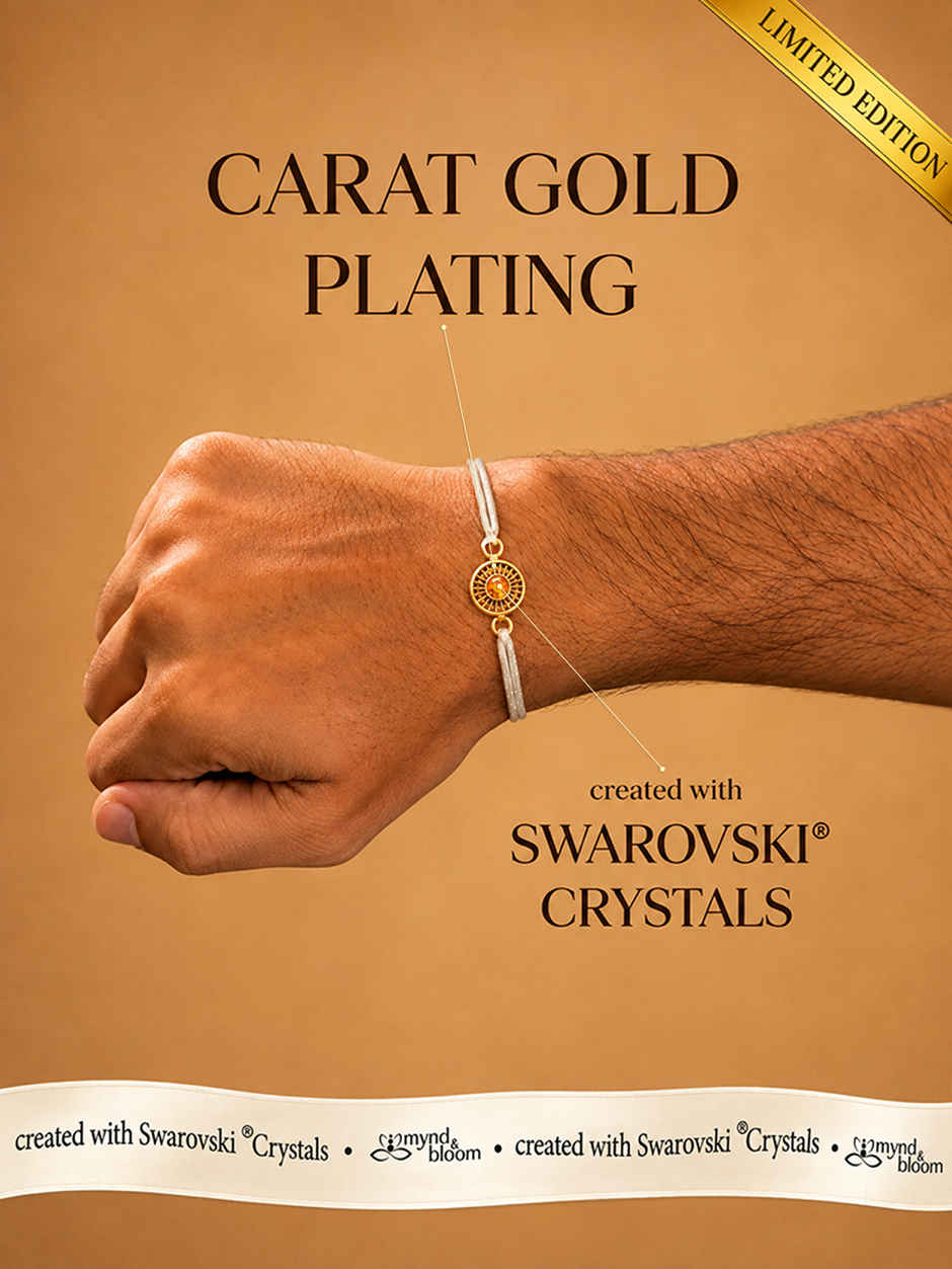 Swarovski - The Limited Edition Rakhi | Carat Gold Plating