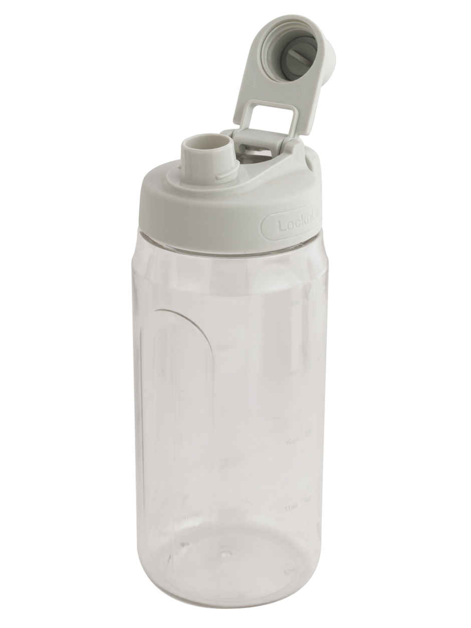 LocknLock Active Large Plastic Water Bottle | Light Grey | 1.5 L
