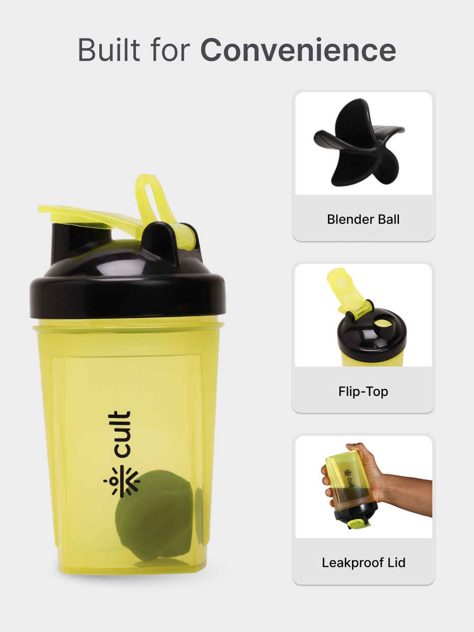 Cultfit Mini Shaker Unisex | Yellow