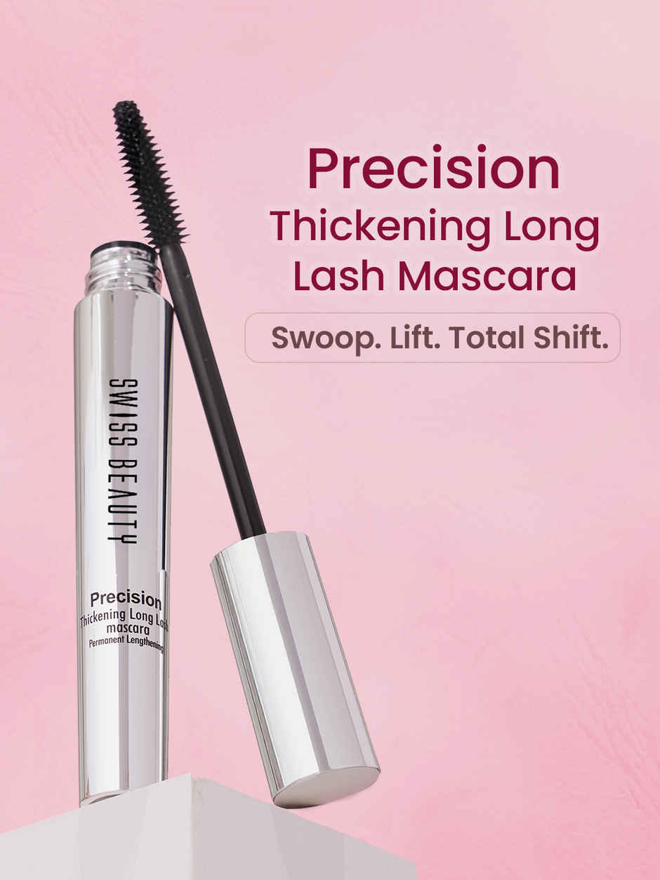 Swiss Beauty Precision Thickening Long Lash Mascara | Black