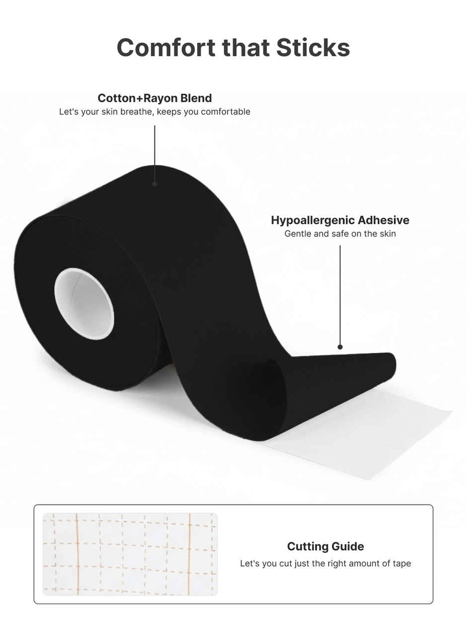 Cultfit Kinesiology Tape | Black