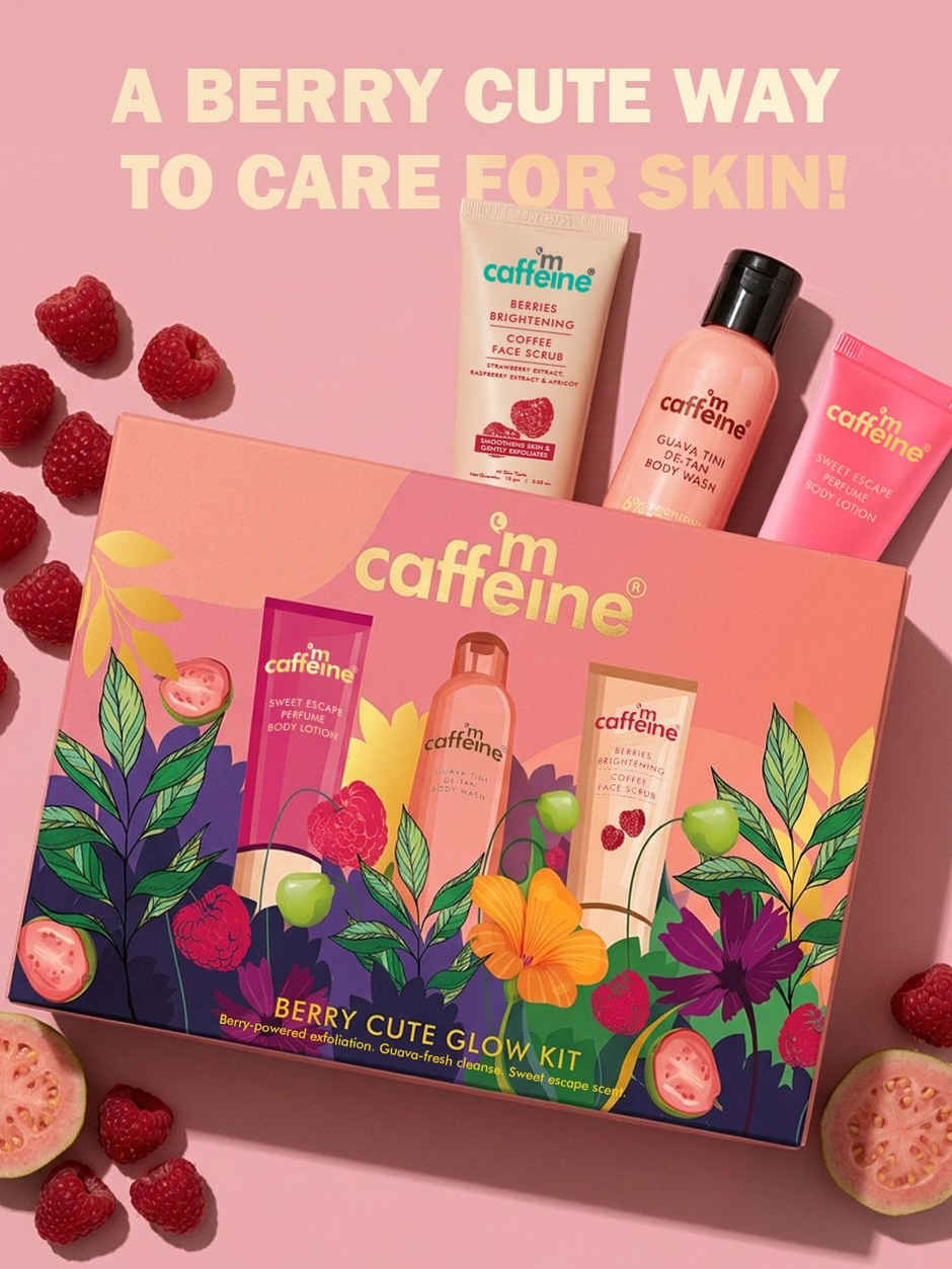 mCaffeine Berry Cute Glow Gift Kit