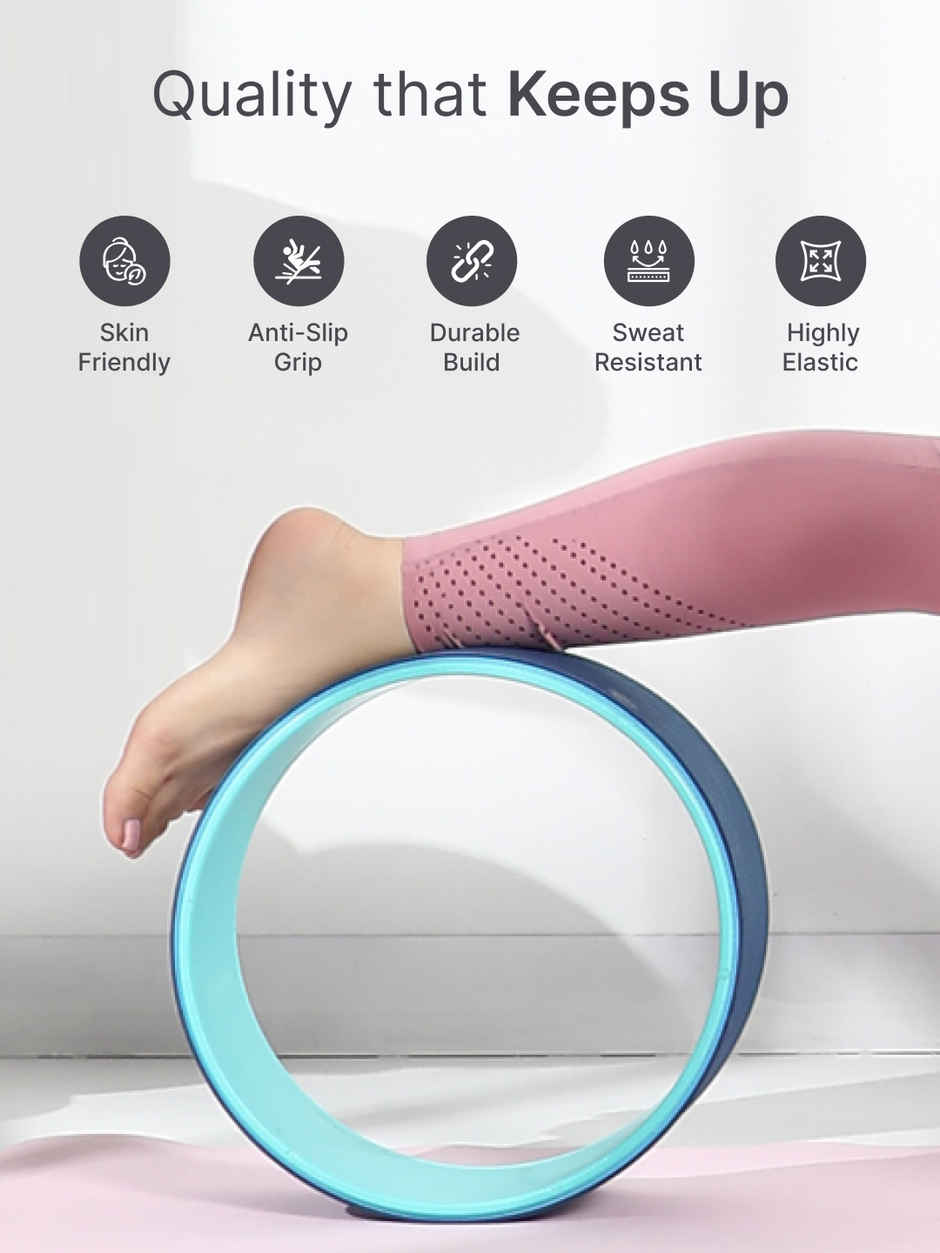 Cultfit Yoga Wheel | Blue