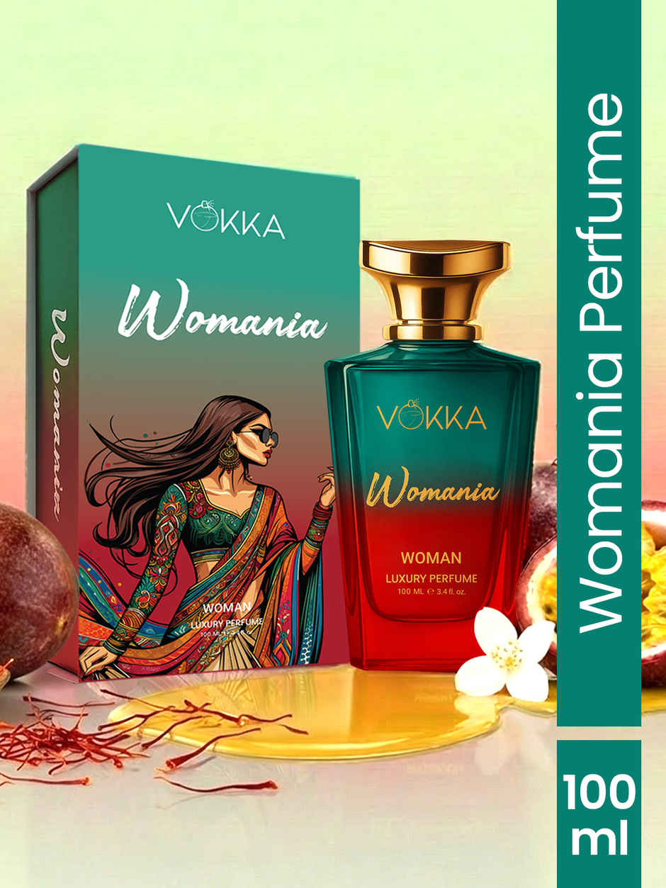 Vokka Womania Luxury Long Lasting Perfume for Women Saffron Passionfruit