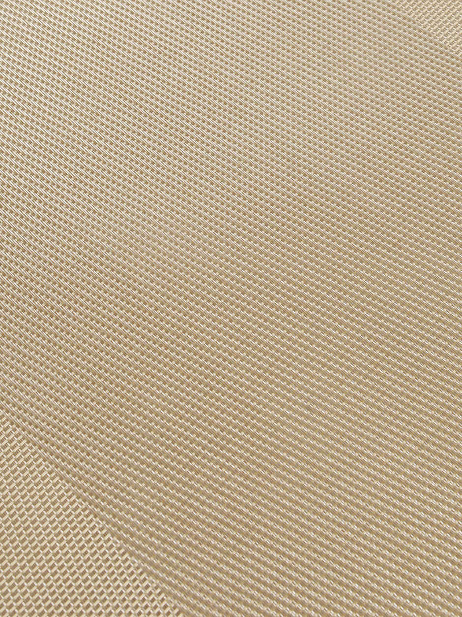 BIANCA Premium Woven PVC Placemat Dining Table | 12 X 18 | Alpine | Solid Gold