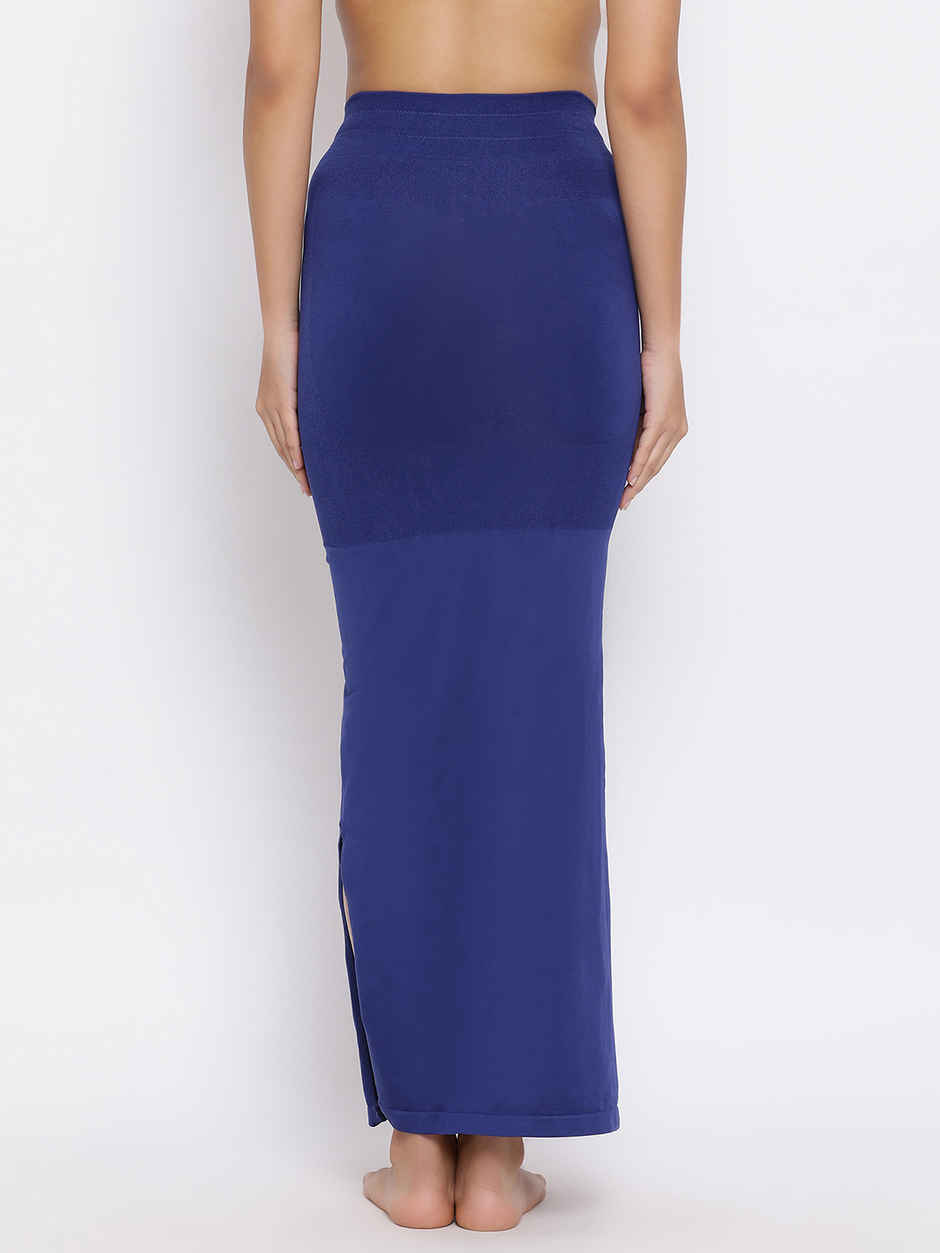 Clovia Women's Saree Shapewear with Drawstring | Navy Blue - L