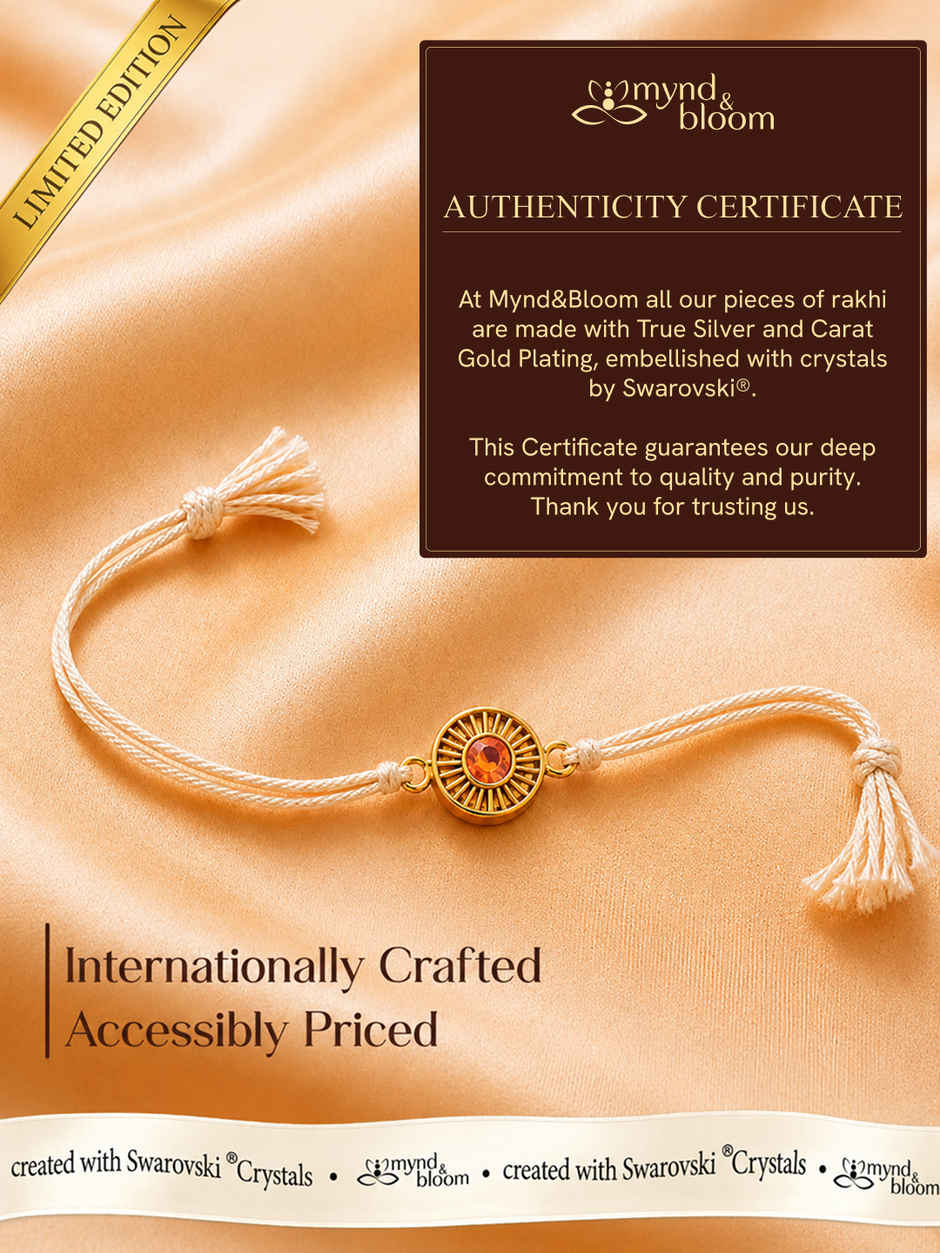 Swarovski - The Limited Edition Rakhi | Carat Gold Plating