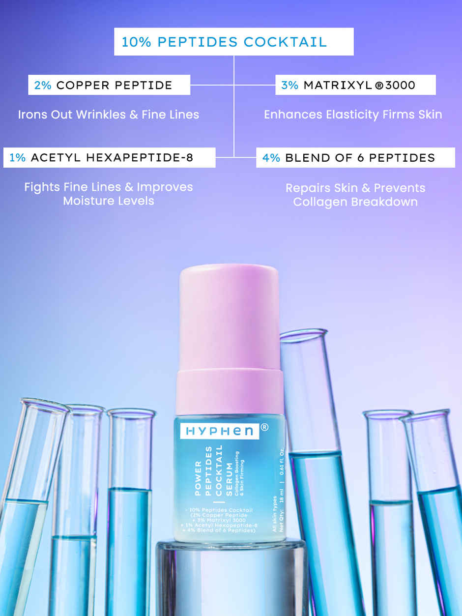 Hyphen 10% Peptide with 2% Copper Peptide Face Serum | Advanced Youth Serum