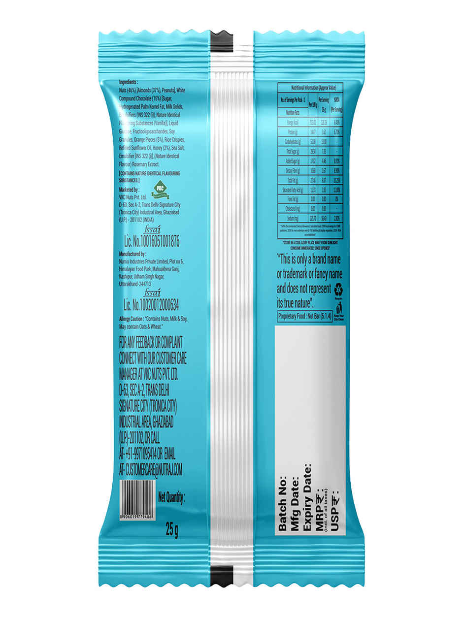 Nutraj For Good Tangy Almond Nut Bar