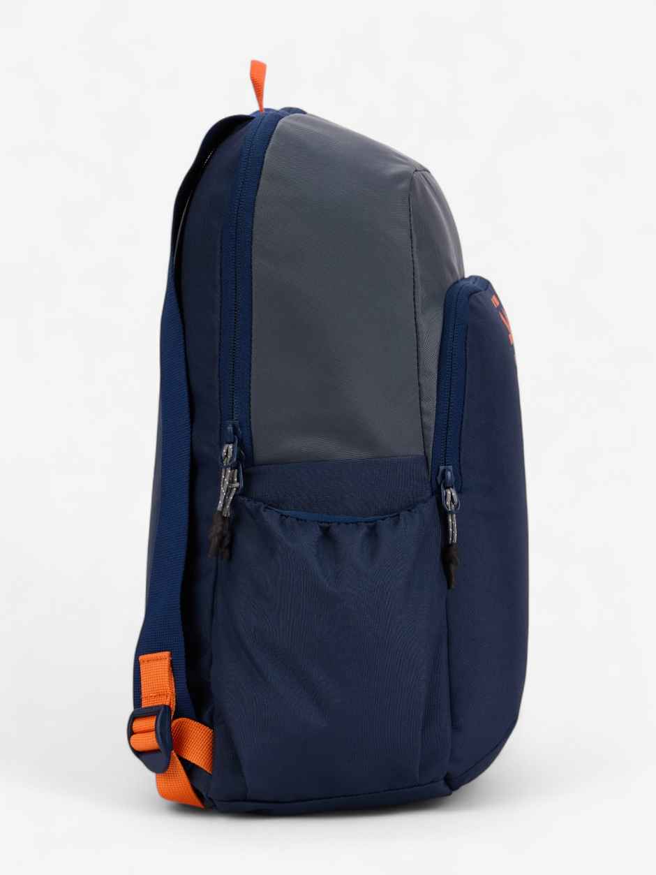 Wildcraft Unisex Color Block Polyester Backpacks | Navy and Grey - 39 cm