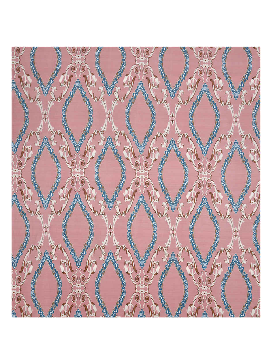 DREAM WEAVERZ Elastic Fitted Double Bedsheet | 2 Frill Pillow Covers | Polycotton | Pink