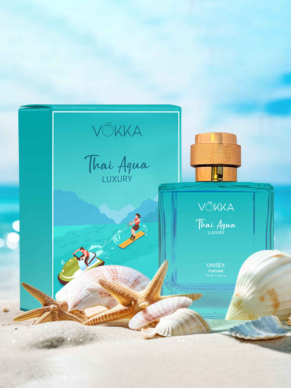 Vokka Thai Aqua Unisex Luxury Long Lasting EDP Aqua Sandalwood Patchouli