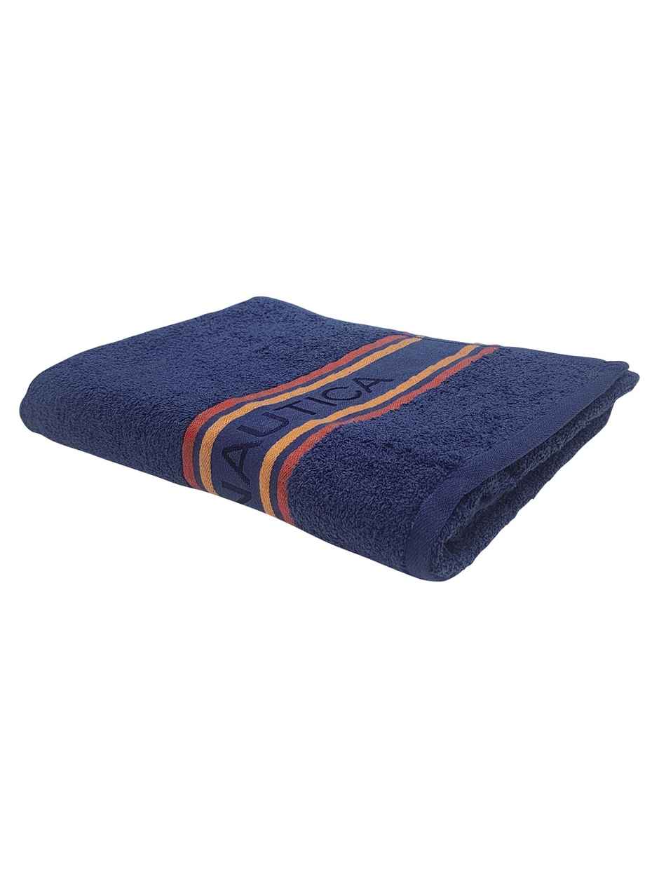 Nautica Super Soft 100% Cotton Towel - 1pc Bath Towel | Ridgeport Solid-Navy