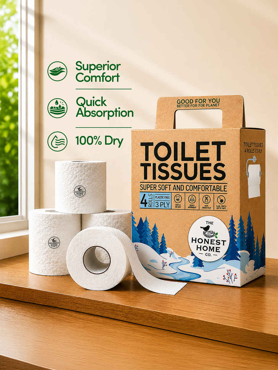 The Honest Home Company Toilet Tissues - Pack of 4