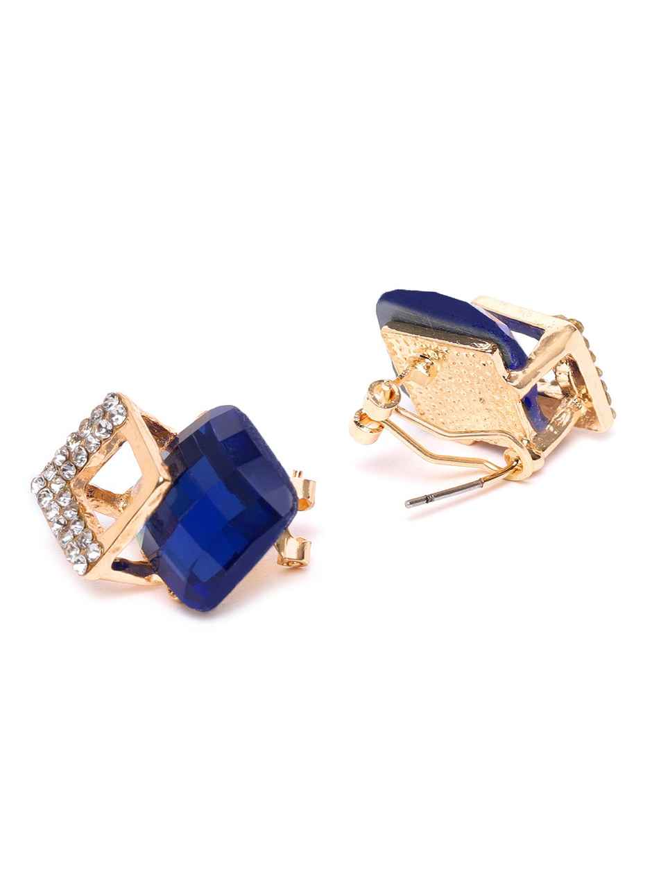 Youbella Fashion Jewellery Earrings For Girls And Women (Blue)(Ybear - 32076)