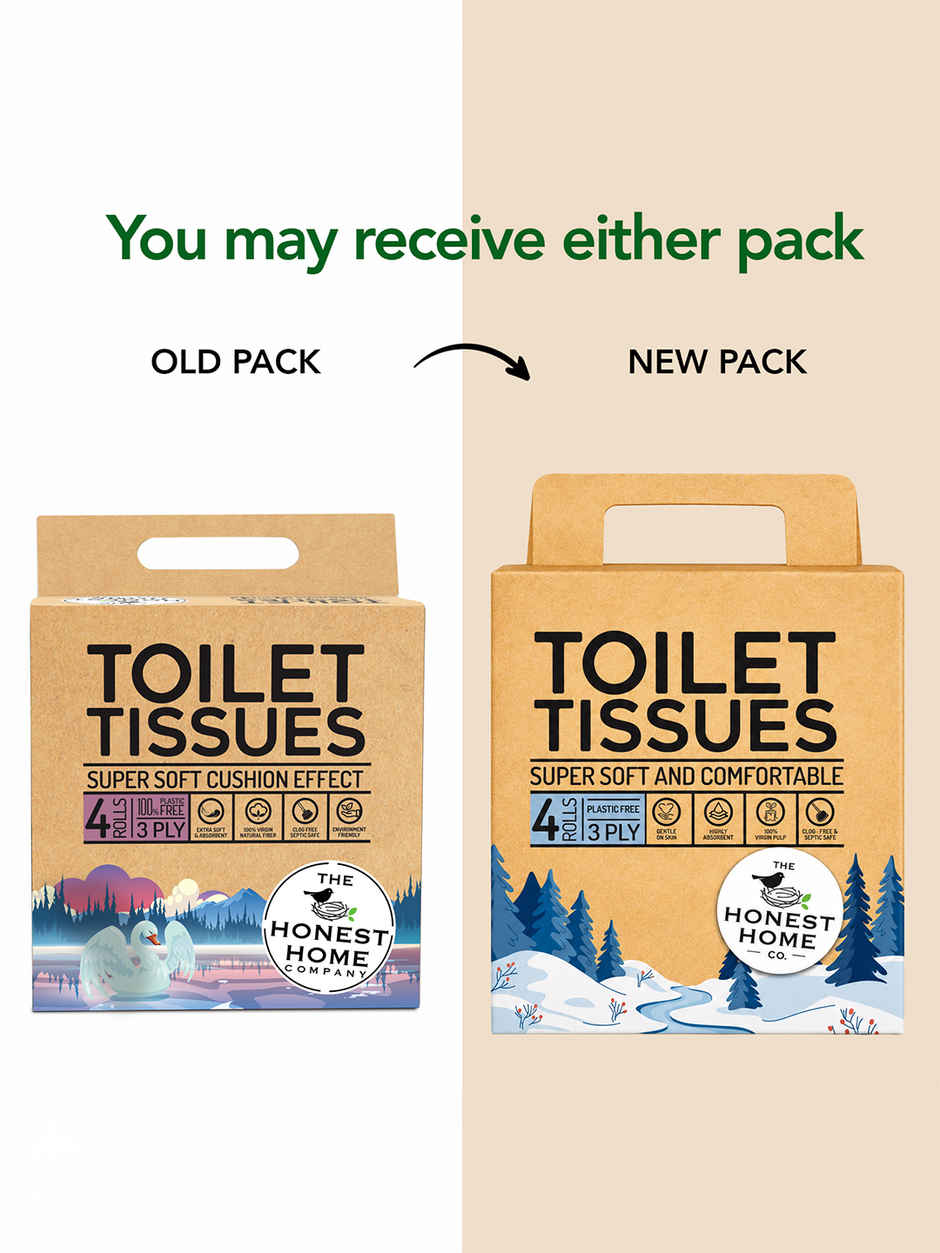 The Honest Home Company Toilet Tissues - Pack of 4