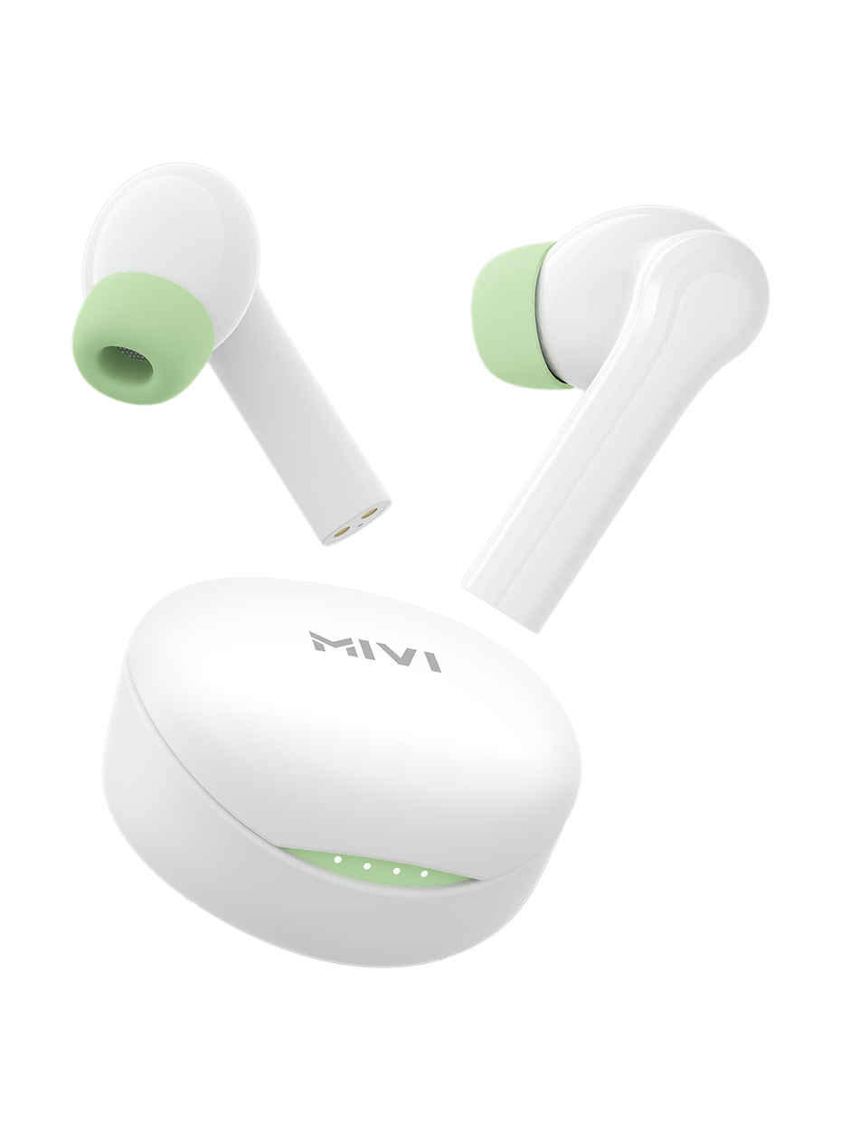 Mivi DuoPods Maxx TWS, 13mm Bass, 50H Playtime, AI ENC Calls, Gaming Mode, BT 5.3, Type C