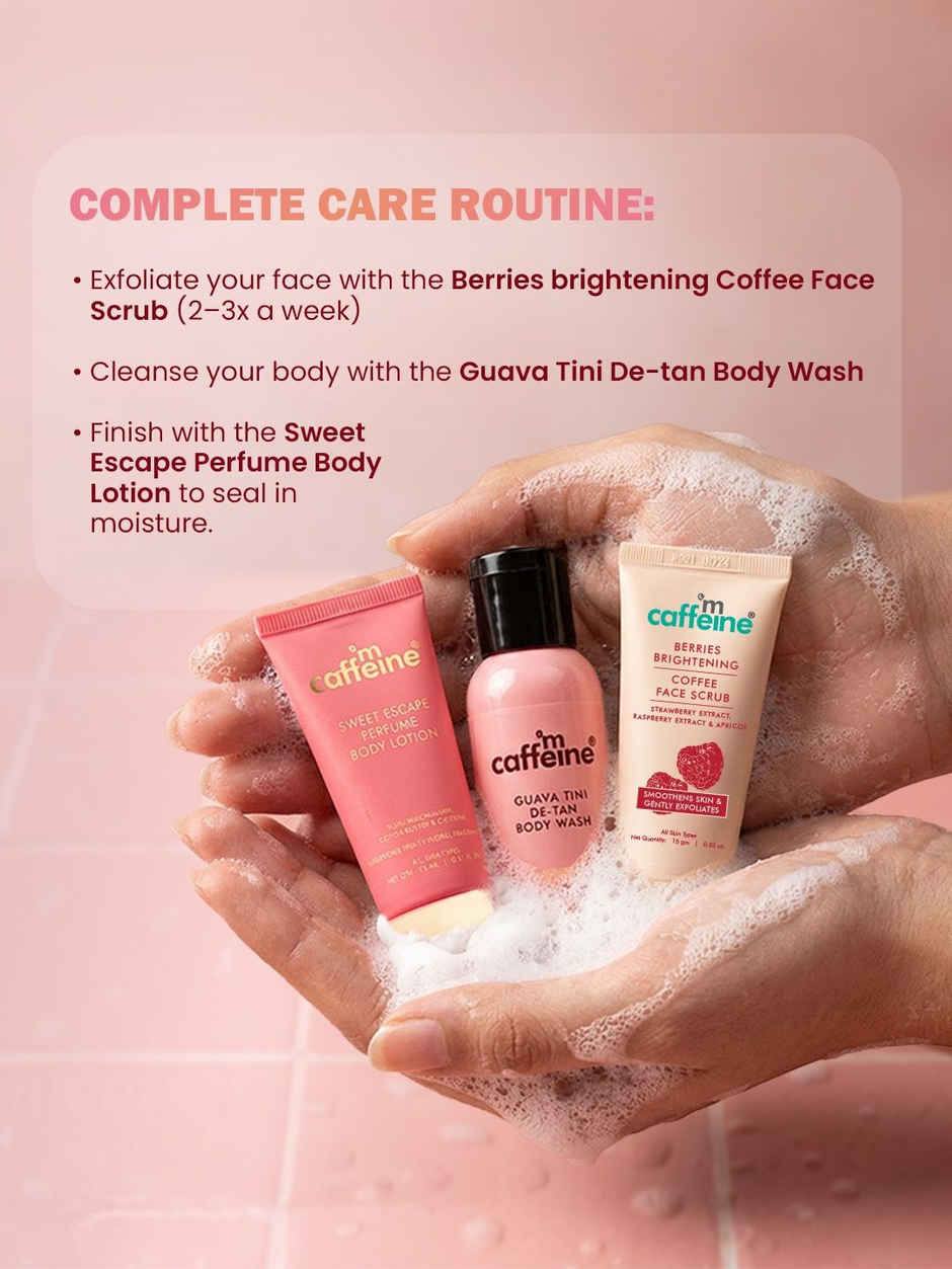mCaffeine Berry Cute Glow Gift Kit