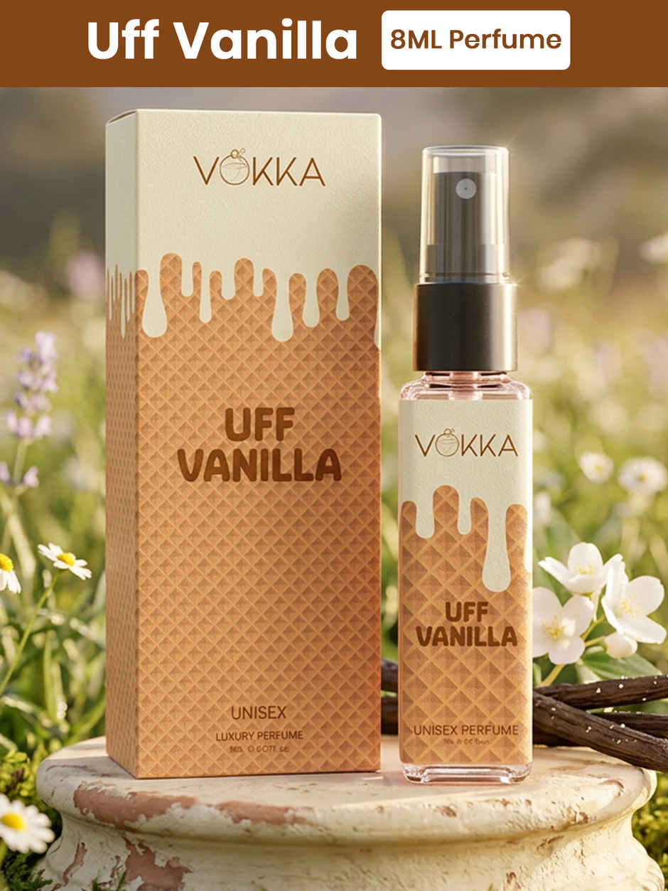 Vokka Pocket Perfume Uff Vanilla 8ml Luxury Eau De Parfum for Women