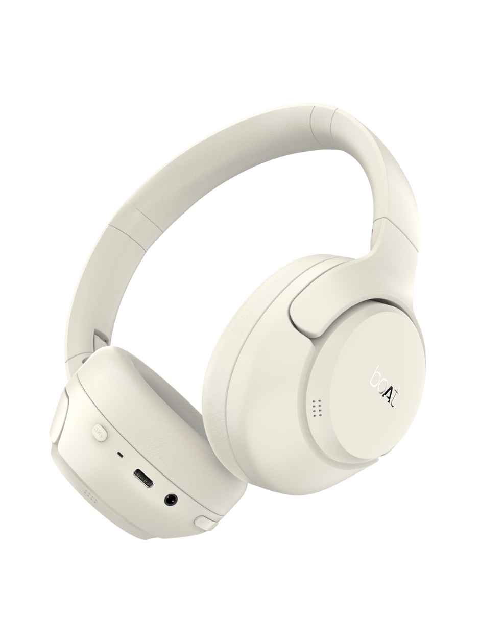 boAt Rockerz 551 ANC Pro BT Headphones | 42 dB Hybrid ANC | 72H Playtime | 40mm | Hazel Beige
