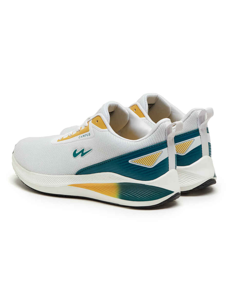 Campus Men's Camp Kripto Running Shoes | White | UK6
