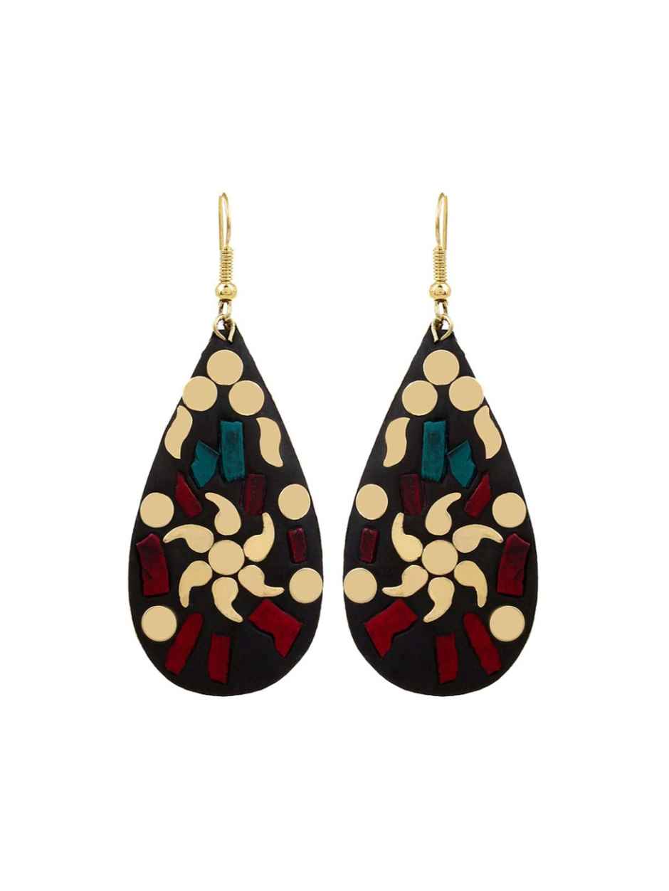Youbella Combo Of Afghani Tibetan Earrings For Girls/Women (Combo Of 6)(Ybear - 32269)