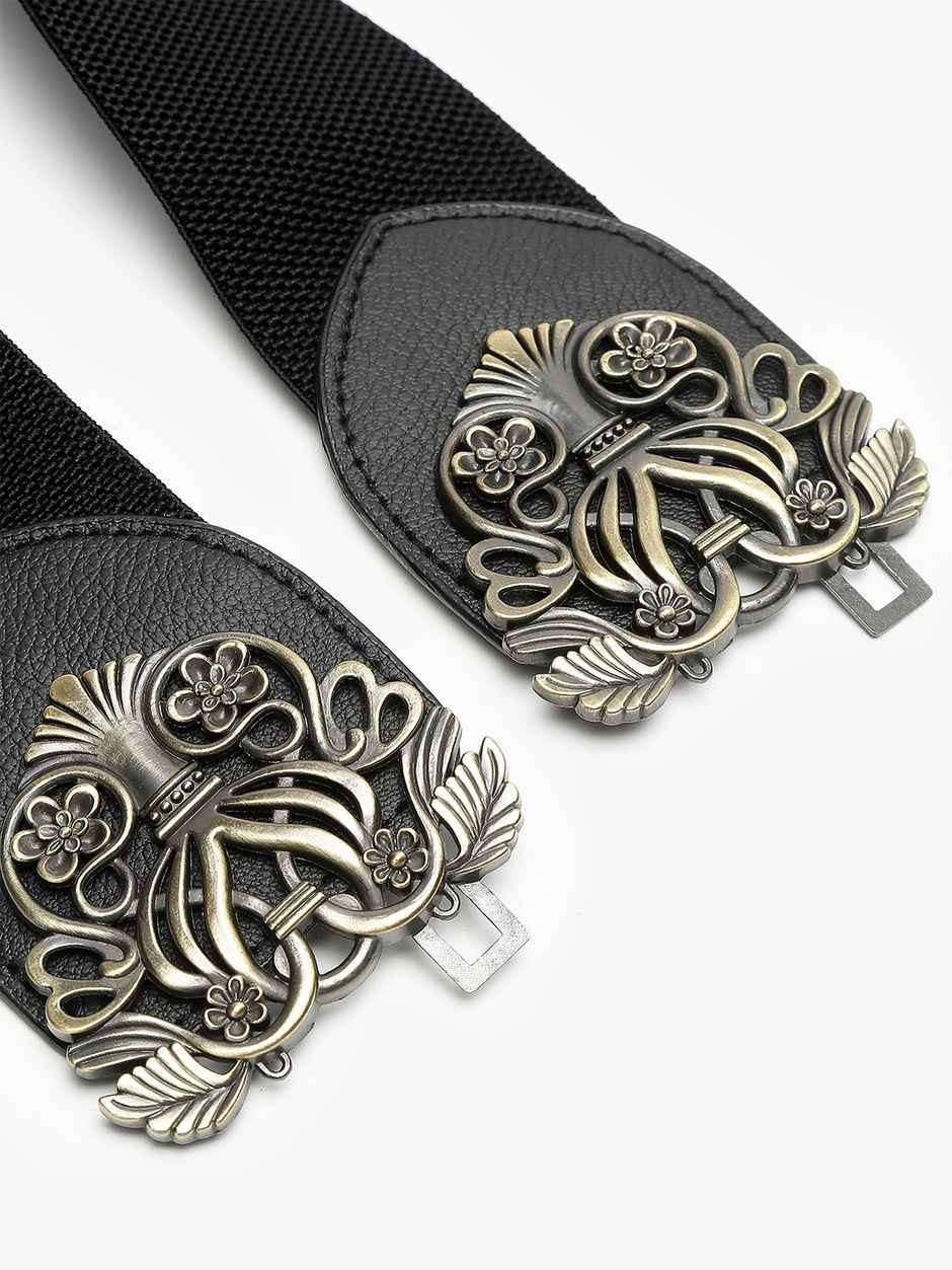 Youbella Celebrity Inspired Adjustable Kamarband Waist Belt For Women/Girls (Yb - Belt - 20) (Black)